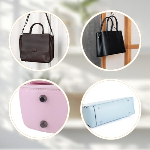 26Pcs Handbag Purse Feet Handbag Feet Nailhead Brass Studs Screw-Back Feet Flat Head Stud Metal Studs Rivet Leather Craft DIY for DIY Purse Handbag Leather Craft