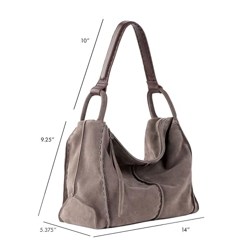 The Sak Los Feliz Hobo Purse - Premium Large Leather Women's Handbag for Everyday & Travel - Durable Purse With Zipper Pocket | Slouchy Relaxed Silhouette, Roomy Interior, Lightweight All-Day Carry, Fits Phone, Wallet & Tablet, Everyday & Travel Ready - c