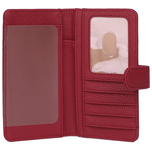Julia Buxton Pebble Pik-Me-Up® Checkbook Keeper - color: Red