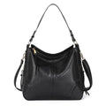 TANTOMI Tote Purse for Women Large Shoulder Bag for Work Travel Purse and Handbags Weekender Bag with Zipper - color: Black-
