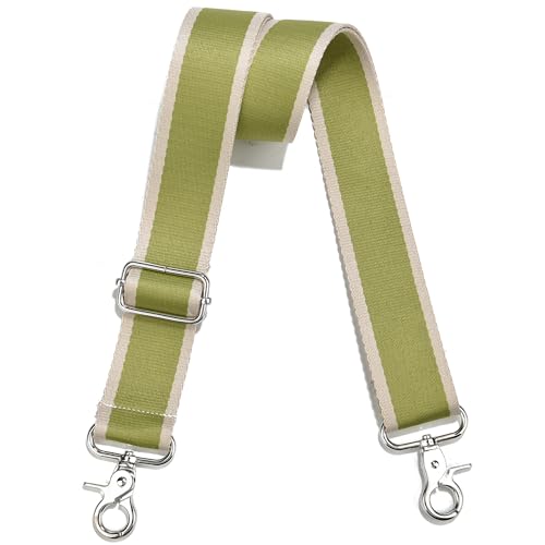 Wide Purse Strap Adjustable Replacement Crossbody Bag Strap Silver Hardware Shoulder Straps - color: Silver Hardware-color Block-806