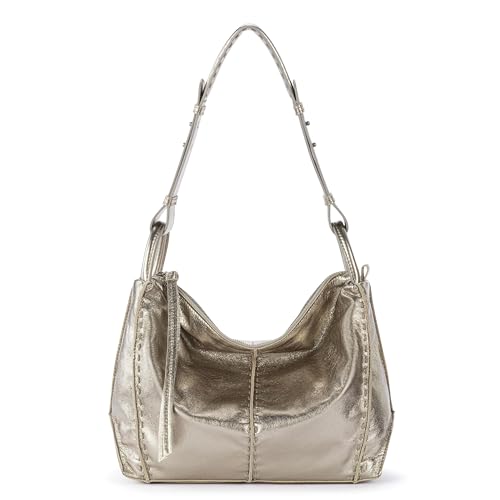 The Sak Los Feliz Hobo Purse - Premium Large Leather Women's Handbag for Everyday & Travel - Durable Purse With Zipper Pocket | Slouchy Relaxed Silhouette, Roomy Interior, Lightweight All-Day Carry, Fits Phone, Wallet & Tablet, Everyday & Travel Ready - c