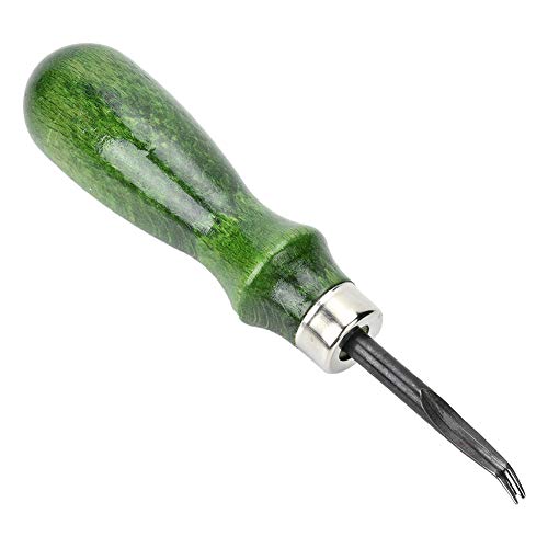 Eveler 0,Kyoshin Beveler,Leather Beveler Tool, Creaser,0.6Mm-1.4Mm Professional Beveler DIY Accessory Leather Craft Cutting Tool (0.6Mm) (1mm)