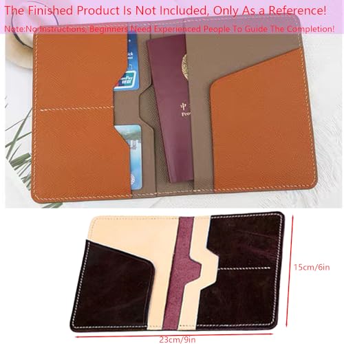 RIVEENY Leather Craft Templates: Acrylic Bag Pattern for Passport Holder Cover Wallet, Acrylic Leather Template Kit - style: AAB-599