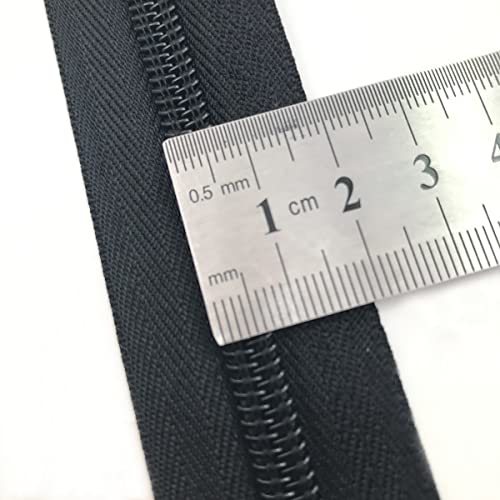 ECYC Ltd 50 Pieces #5 Zipper Sliders for Nylon Coil Zipper Repair, Metal Zipper Pull Replacement Slider Zipper Head for Sewing Tailor DIY Crafts Clothes Backpack Purses Bags Luggage, Mix Color - color: Mix Color