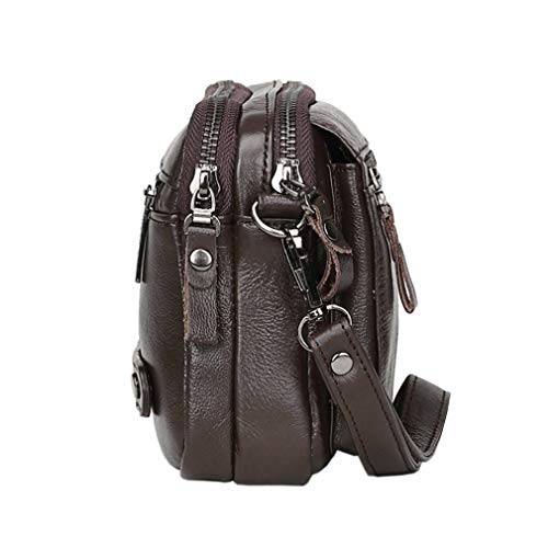 Leather Clutch Purse Wallet Men Wrist Bag - color: #00coffee