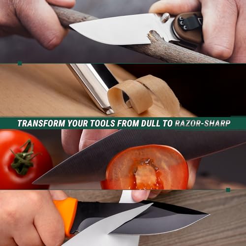 BeaverCraft Stropping Compound Kit for Leather Strop - Buffing Compound for Knife Polishing - Red White Green Polishing Compounds P03