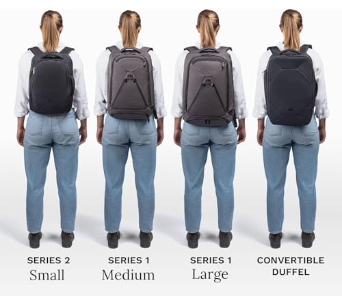 Knack Series 1 Expandable Personal Item Travel Backpack, 15.6-Inch Laptop - color: Black, size: Medium