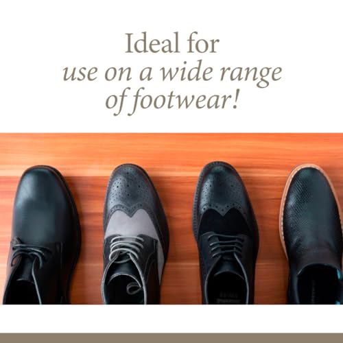 Rochester Premium Shoe Care Kit, Leather Shoe Care Kit with Black Shoe Polish, 100% Horsehair Dauber, 100% Horsehair Shoe Brush, and Soft Flannel Polishing Cloth, Shoe Accessories