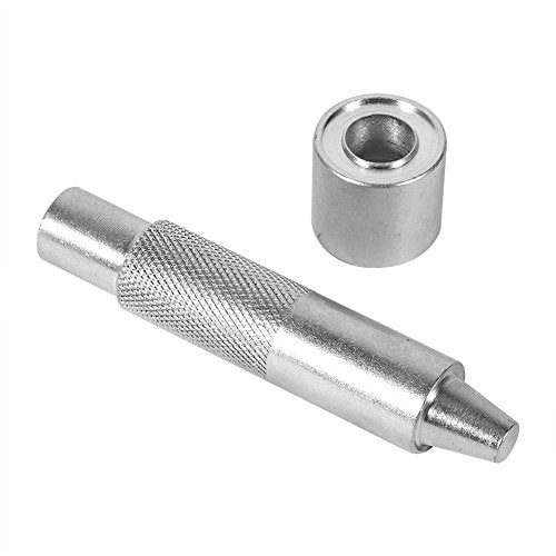 Eyelet Hole Punch Tool Walfront 4/12/14/17/20 mm Carbon Steel Silver Manual 14 mm Hole Punch 1 Hole 20 Sheets - size: 1200# 14mm