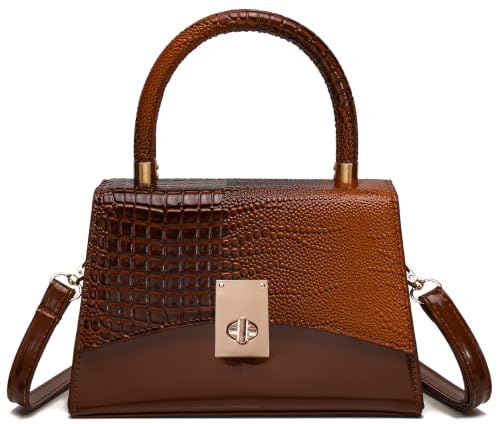 JHVYF Women Small Crossbody Bags Shoulder Bag Classic Satchel Handbags Ladies Cute Purses Satchels bag mini purse for women - color: 1#brown