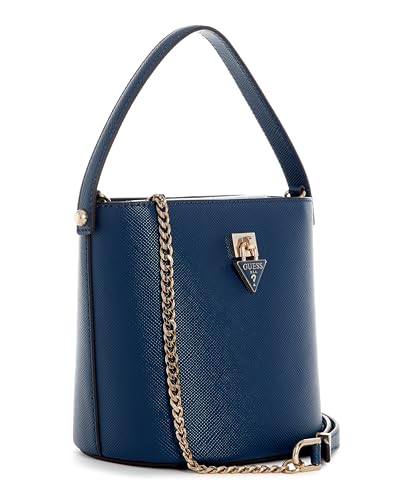 GUESS Women's Patsie Top Handle Bucket - color: Navy