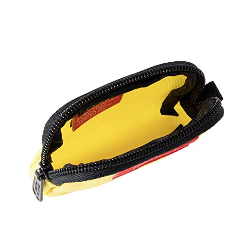 Manhattan Portage CORDURA® Coin Purse With Zipper Closure Pouch Eclectic Colors Credit Card ID Card Jewelry Keys Water Resistant Gift Everyday Carry - color: Yellow