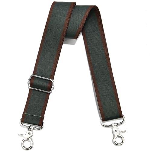 Wide Purse Strap Adjustable Replacement Crossbody Bag Strap Silver Hardware Shoulder Straps - color: Silver Hardware-color Block-821
