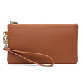 GOIACII Wallets for Women RFID Blocking Ultra Slim Real Leather Credit Card Holder Clutch - color: 1-2020-brown-1