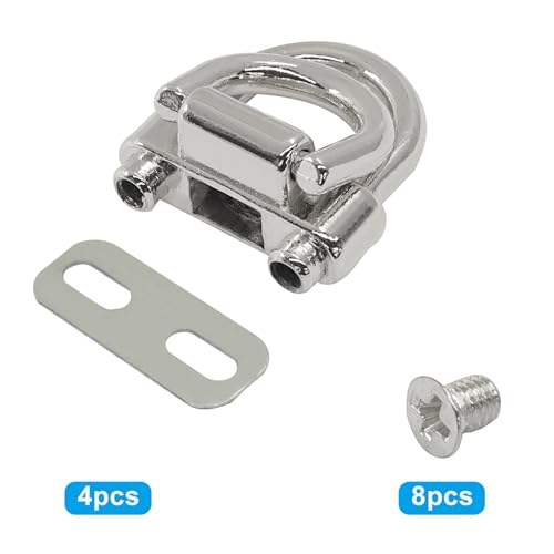 Jiozermi Purse Connector with D Ring - color: Silver