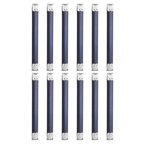uxcell 12Pcs Metal Internal Flex Frame, 15cm/5.9" Coin Purse Frame Handbag Hinges Clip for Wallet Bag DIY Craft Sewing Purse Making, Silver - size: 5.9"