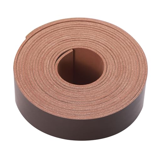 Picheng Faux Leather Strap for Crafts: 1 Inch Wide 138" Long Leather Strips - color: Coffee Color, size: 1 Inch