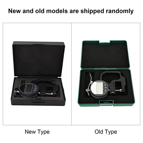 Hilitand Digital Thickness Gauge for Paper Leather Cloth Wire Measuring Tool 0-12.7mm Measuring Range 12.5 x 10cm