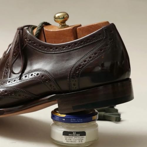 SAPHIR Creme Surfine Pommadier Shoe Polish - Beeswax Cream for Leather Products - color: Birch, size: 50 ml