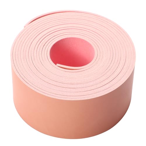 Picheng Faux Leather Strap for Crafts: 2 Inch Wide 138" Long Leather Strips - color: Pink, size: 2 Inch