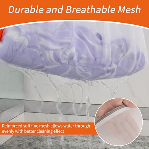 Mesh Laundry Bags 3 Pack (Large, Medium, Small) | Delicate Clothes Protection, #5 Auto-Lock Zipper, Tear Resistant Fine Mesh, Anti Snag Design, Washing Machine & Dryer Safe - size: 1 Large, 1 Medium, 1 Small
