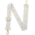 1.5" Wide Purse Strap Adjustable Replacement Gold Hardware Long Crossbody Bag Strap for Thick Shoulder Bags Canvas Handbags Straps - color: Gold Hardware-A-gary-2