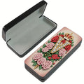 DIZAKIM 1pcs 5d Diamond Art Kits for Adults Small Diamond Painting Kit Gem Art Paint by Diamonds Dots Eyeglasses Case DIY for Beginner Women (#1) - color: #1