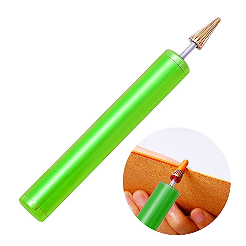 BUTUZE Convenient Leather Edge Dye Pen, Colorful Edge Roller Applicator,Essential Leather Edge Printing Tool for Leather Craft DIY,Leather Working,Leather Making - color: Green