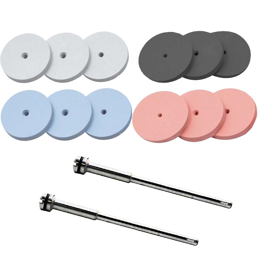 Silicone Polishing Wheel Square Edge Wheel Assortment 14 Piece Polishers Germany