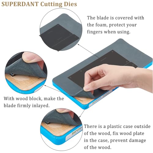 SUPERDANT 1Pc Leather Die Cutter Wooden Cutting Die 10x5 InchPet Bag for Compatible Machines Handmade Leather Craft Cut Mold for DIY Pet Waste Bag Storage - style: Pet Garbage Bags
