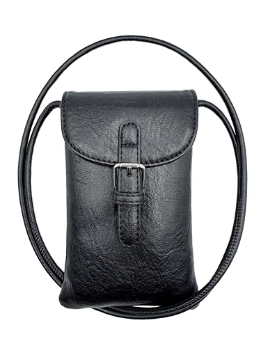 Vegan Leather Phone Crossbody Bag - Stylish & Practical Small Pouch, Eco-Friendly Cell Phone Purse, Fashionable Sling Bag for Women, Compact Vegan Leather Crossbody Purse, Cruelty-Free