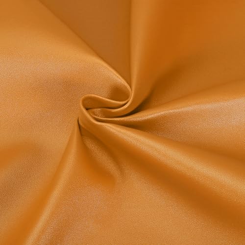 uxcell Marine Vinyl Fabric, 54 Inch 1 Yard Upholstery Faux Leather Soft Waterproof Sheets Fabric for Crafts DIY Sewings Sofa Wallets Handbag Car, Khaki - color: Khaki