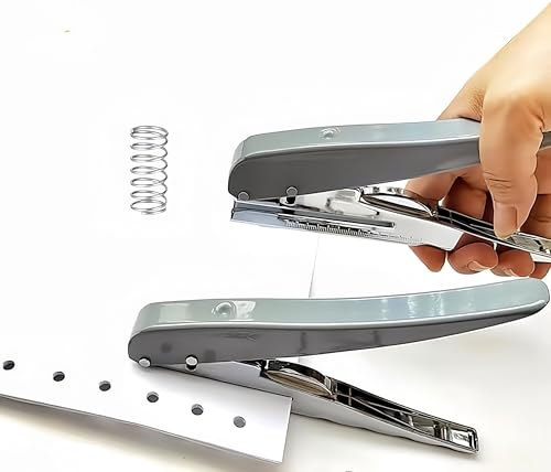 Single Hole Punch, Heavy Duty Hole Puncher Handheld Paper Puncher Small Hole Punch for Crafts Cards Paper Tags Scrapbook-1/8 inch (3mm) - size: 1/8 inch (3 mm)