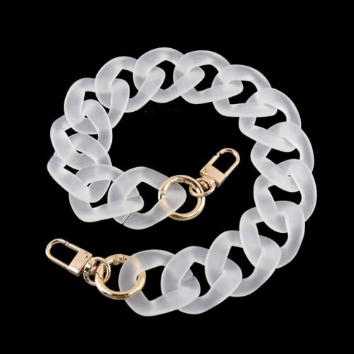 DIY Acrylic Resin Replacement Chain - color: Matte White;44.4cm