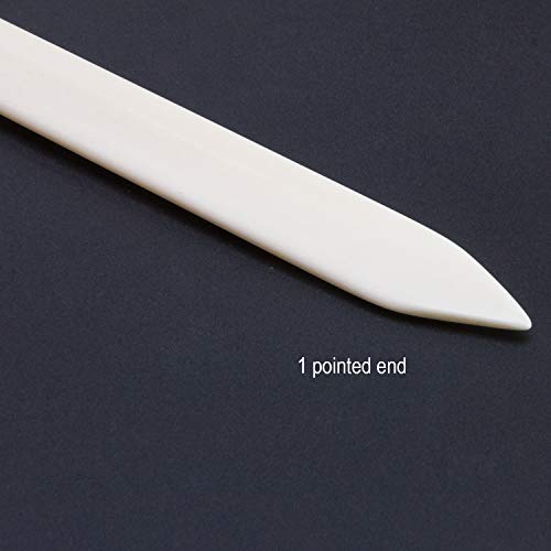 VENCINK Large Genuine Bone Folder Crafting Paper Creaser Tools | Folding, Scoring, Creasing, Burnishing, For Scrapbooking, Bookbinding, Origami, Leather Cards Paper Crafts