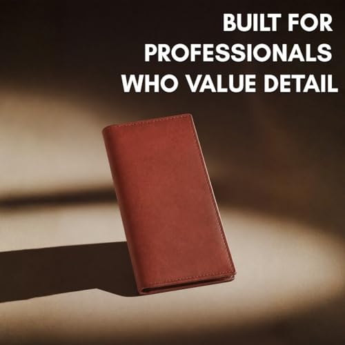 Genuine Leather Simple Check Book Holder Style - Mw156cf - color: Brown