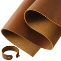 RingSun Bourbon Brown 12''X12'' Leather Sheets for Leather Crafts (2mm), Full Grain Leather Tooling Leather - color: Bourbon Brown, size: 12''X12''