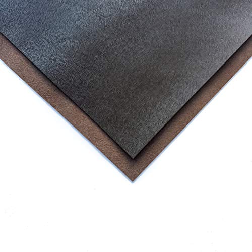 Real Dark Brown Leather Material: Genuine Chocolate Brown Lambskin Leather Sheet for Crafting, Sewing and Personalized Leather Projects (Dark Chocolate, 12x18In/ 30x45cm) - color: Dark Chocolate, size: 12x18In/ 30x45cm