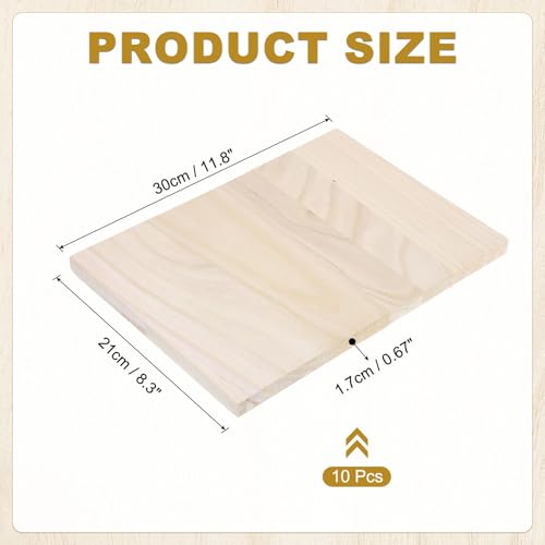PATIKIL Wood Breaking Board Karate Martial Arts Boards Wooden Kick Board Training Accessory for Adult Taekwondo Punching Karate Practice Performing - size: 1.7mm