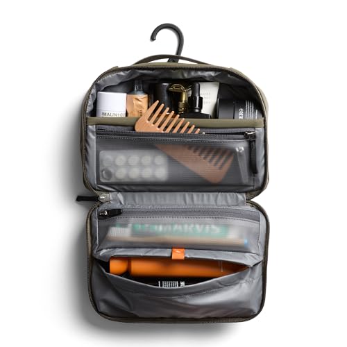 Bellroy Hanging Toiletry Kit 3L, Travel Toiletry Bag - SeaKelp | 3L hanging toiletry bag for men and women, designed for travel - color: SeaKelp