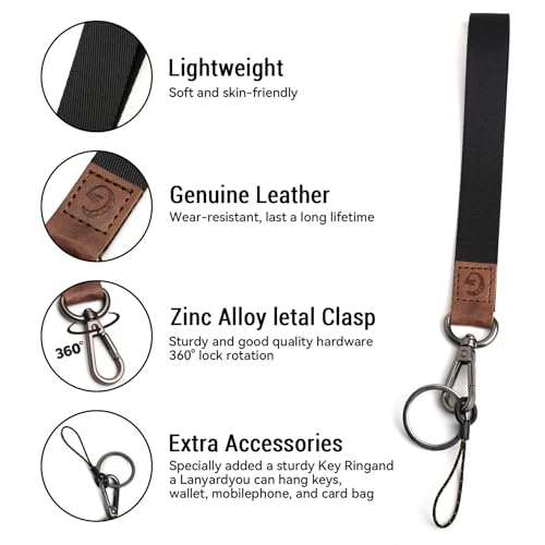 Lanyard, Long Neck Lanyard Key Lanyard, Id Badge Lanyard for Women and Men, Whistle, Keychain - color: Bl