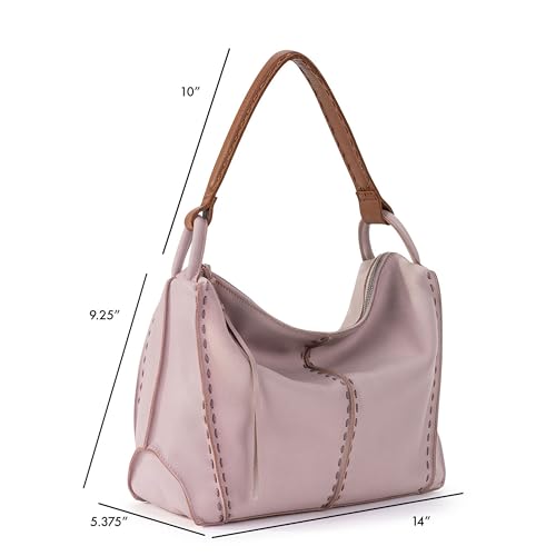 The Sak Los Feliz Hobo Purse - Premium Large Leather Women's Handbag for Everyday & Travel - Durable Purse With Zipper Pocket | Slouchy Relaxed Silhouette, Roomy Interior, Lightweight All-Day Carry, Fits Phone, Wallet & Tablet, Everyday & Travel Ready - c