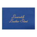 HARFINGTON Laserable Leather Sheets 18" x 12" x 0.04" Non-Adhesive Engraving Leatherette Sheets Laserable Leather Hat Patch for DIY Caps Jackets Backpacks Clothing, Blue/Gold - color: Blue/Gold