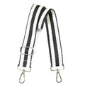 Bag Straps 1.5" Wide Purse Strap Adjustable Replacement Long Crossbody for Thick Shoulder Bags Canvas Handbags - color: Silver Hardware-1001