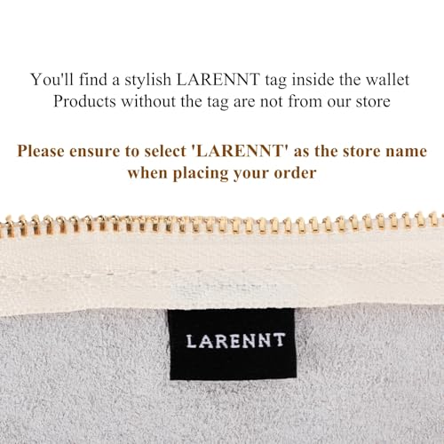 Full Grain Leather Coin Purse with Key Chain - Small Change Purse Keychain Card Holder Keychain Pouch Small Keychain Wallet for Women and Men (Creamy-white), LA-2312 - color: Creamy-white, Regular Size
