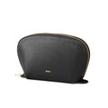 Kattee Leather Makeup Bag for Women, Medium, Black - color: Black, size: 1-Pack, Medium
