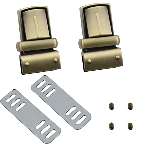 ZCZQC 2pcs Metal Tuck Lock Closure Clasp Catch Bags Handbag Purse Fasteners for Purse, Clutch, Bag, Handbag, Satchel