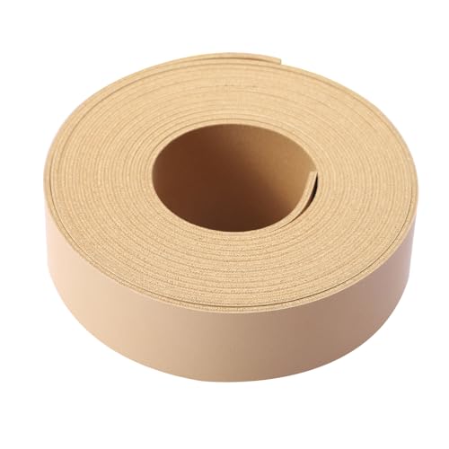 Picheng Faux Leather Strap for Crafts: 1 Inch Wide 138" Long Leather Strips - color: Apricot, size: 1 Inch