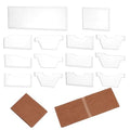 14 Pcs Acrylic Wallets Templates Stencil DIY Leather Wallet Template Purse Making Pattern Stencils Transparent Moneybag Template for Purse Women Leather Hand Crafts Lovers DIY Beginner